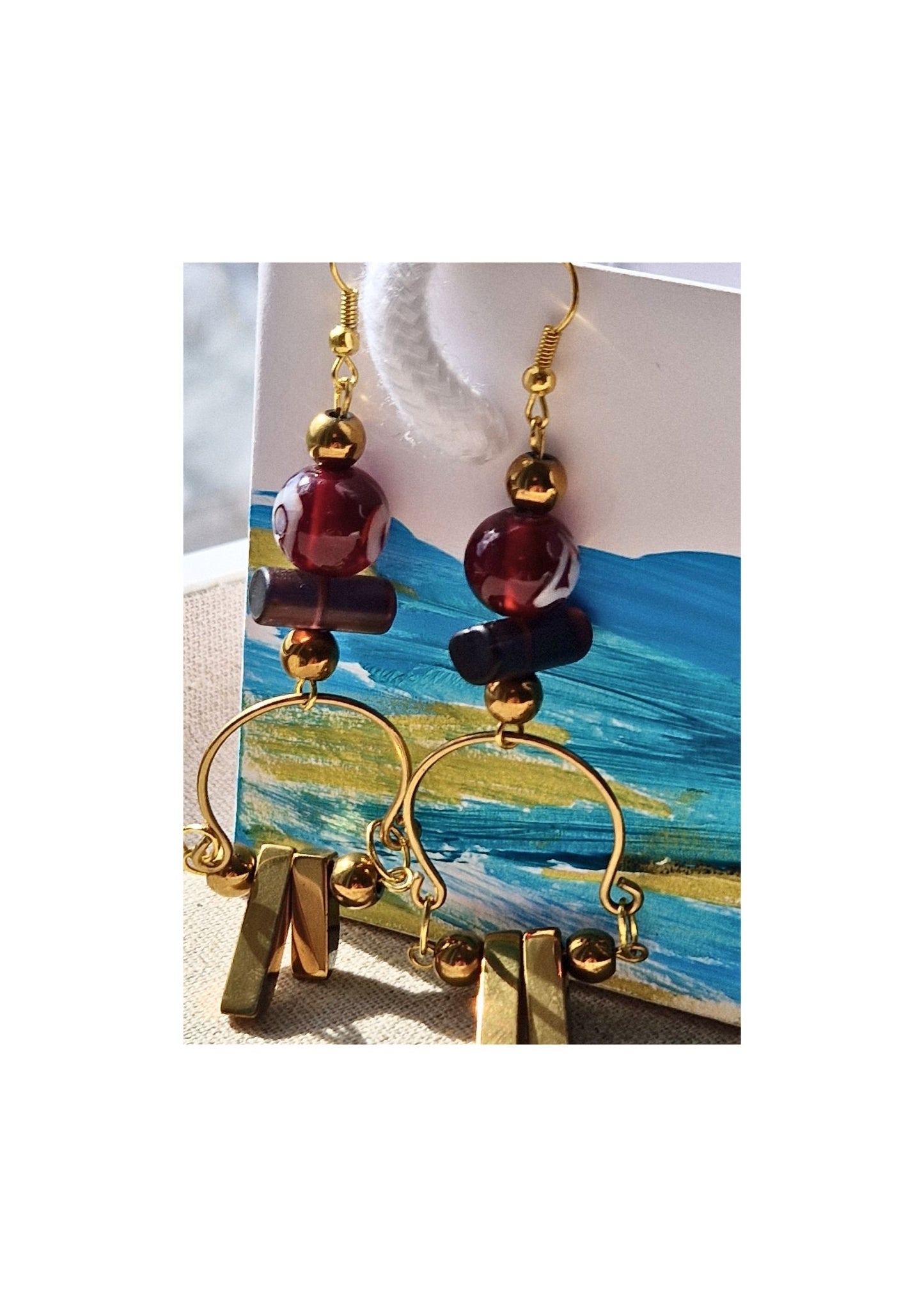 Earrings - Radio Gaga Art Deco Dangle