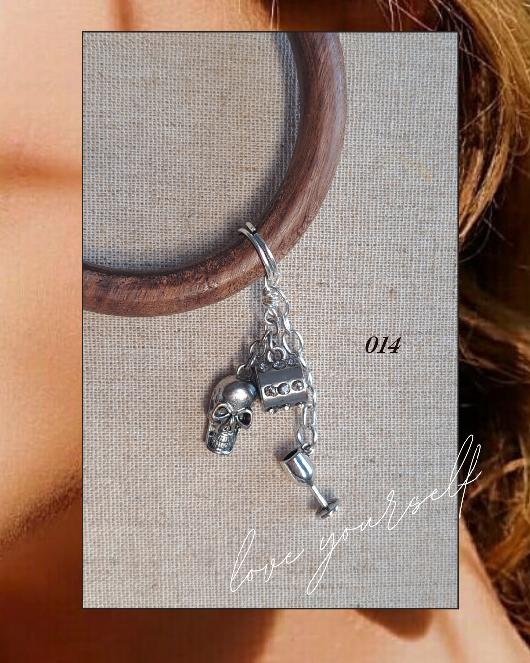 Skulltastic Silver Bangle/Bracelet