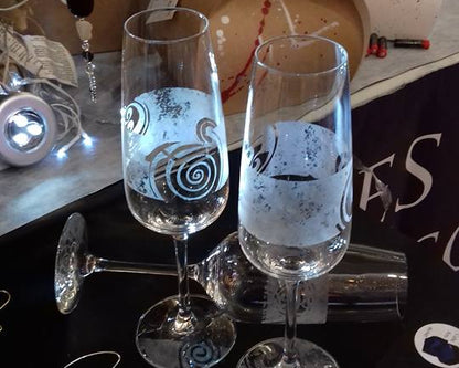 Celtic Spirals - Glass Etching Workshop