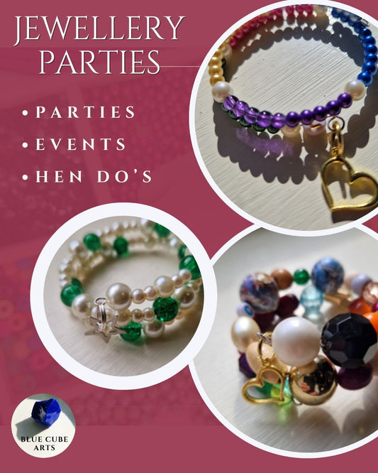 Jewellery Making Experiences | Hen Parties, Birthdays & Team Building | Blue Cube Arts