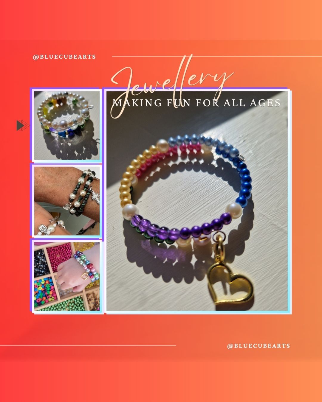 Jewellery Making Experiences | Hen Parties, Birthdays & Team Building | Blue Cube Arts